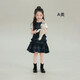 UTOUTO Big Ear Elephant Girls Lace Plaid Vest Skirt 2026 Spring New Sleeveless Casual Skirt 2633039 Gray Plaid Pre-sale second batch around late January 80