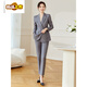 Luo Meng professional suit women's suit jacket autumn new formal occasion business formal wear high-end work clothes casual suit navy blue suit + shirt + skirt S