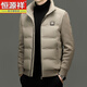 Hengyuanxiang новый зимний мужской пуховик, зимние вязаные съемные рукава, модный воротник-стойка, повседневная непромокаемая куртка, утиный пуховик, Liulu L 175