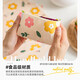Shantou Lincun sandwich wrapping paper oil-absorbing paper sandwich hamburger square separator paper oil-proof paper pad paper home baking coated flower 38*28cm 50 sheets