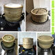 Purely handmade all green leather glue-free bamboo bamboo woven rural steamed buns deepened bamboo cage drawer bamboo steamer household steamer 73cm single grid or single lid holds 60 button bowls