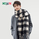 CARTELO crocodile (CARTELO) scarf men's autumn and winter extra long and thickened warm scarf girls cold protection face and neck shawl as a gift for boyfriend
