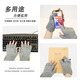 Haoguan woolen knitted gloves for men in autumn and winter with fingerless students writing, typing and riding touch screen warm half-finger leaky elastic