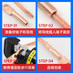 National standard T400/500/630 square copper nose tinned cable copper connector plated white copper terminal lug National standard tinned DT-630 square