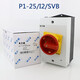 Muller load isolation switch with waterproof box P1-25P1-32/I2 T0-2-1/I1/SVB P3-63/I4/SVB 63A