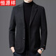 Hengyuanxiang high-end suit men's 2025 autumn and winter new business casual single suit warm woolen suit jacket for men
