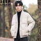JEEP SPIRIT New Chinese style Chinese style down jacket men's winter thickened warm and cold-proof clothing high-end men's jacket black XL