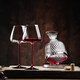 Tuojin German imported quality shaker rotating decanter household tumbler wine gyro wine divider handmade lead-free silver_light decanter_1500ml