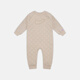 Nike baby plus velvet jumpsuit for boys and girls, lightweight knitted round neck hooded cotton clothing NIKE IO2811 051 color birch color 90cm 24