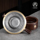Unclumsy high-end pure titanium tea drain tea filter ebony tea brewing ultra-fine funnel tea filter tea water separation tea set accessories 1-simple pure titanium ebony tea drain set