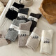Thick wool socks for women in autumn and winter, mid-calf socks with velvet and thickening to keep warm, plush postpartum sleep socks, winter pile socks, white, beige, light gray, dark gray and black, 5 pairs, one size fits all, thickened wool, warm and not bulky
