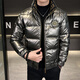 Snow Flying (SNOWFLYING) high-end brand winter clothing new men's short down jacket trendy brand warm new national standard duck down jacket disposable jacket gun gray
