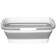 Xiangjiamei Multifunctional Folding Bucket Home Rectangular Dormitory Mop Bucket Portable Thickened Large Easy Storage Bucket Multifunctional Folding Easy Storage Bucket Small size 37cm can be used as a daily bucket