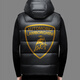 Wirpta Lamborghini co-branded thin down jacket vest for men winter new light luxury versatile warm casual slim jacket black (spot Suda) L