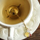 Weishi Creative Kettle Tea Leak Household 304 Stainless Steel Filter Household Scented Tea Ball with Pendant Tea Boiling Liner Golden Teapot Filter-Kettle Pendant