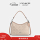 COACH Outlet Women's Bag Classic Logo LAUREL No. 31 Hobo Bag Shoulder Bag Crossbody Bag Underarm Bag Gift SV/Sand Yellow/Taupe