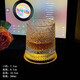 Luminous rotating whiskey glass, beautiful rotating decompression wine glass, tumbler, 360-degree rotating diamond cup, free luminous coaster