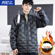 Ani San Youth Light Down Jacket Men's Winter 2025 New Men's Handsome Junior High School and High School Student Stand Collar Jacket Black M