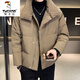 啄木鸟（TUCANO）男士羽绒服2025新款秋冬款潮牌男装2025年男款加厚超好看外套 焦糖色 M