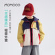 Mami Maka (MOMOCO) children's clothing boys' jacket 2026 spring style children's versatile contrast color splicing jacket navy 110