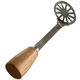 Donau Dream Bear Mud Press 430 Stainless Steel Food Grade Mud Pressing Artifact Pressing Potato Mashed Baking Baby Masher Home New Version Standable Mashed Potato Press-Acacia Wood Model 1