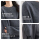 |MM Cashmere Wool Sweater Women's Round Neck 25 Autumn and Winter New Versatile Loose Relaxed Lazy Seamless Solid Color Sweater Feather White One Size
