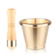 Hualeji Cantonese-style copper cup, pure copper medicine jar, garlic masher, garlic masher, traditional Chinese medicine masher, medicine cup, medicine mortar, extra thick size, small size