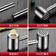 Woxuan meat loosening hammer 316 stainless steel steak special hammer kitchen household 304 beef hammering and breaking tendon smashing hammer 304 stainless steel meat hammer