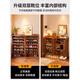 Shoebox (shoebox) shoe box shoe rack home entrance multi-layer indoor integrated wall entry door storage artifact corridor entrance bamboo shoes three-door eight-layer louvered arch I dustproof and breathable