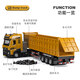 Kawei (KIV) children's alloy toy car car large truck transporter dump truck semi-trailer model boy truck main picture 35CM12 wheels 1_50 alloy dump truck send stone