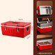 Shantou Lincun Insulated Box Commercial Stall Canteen Fast Food Food Hot and Cold Insulated Bucket with Compartments Large Capacity Camping Large Rice Bucket Single Compartment Insulated Box Double Cover Removable Liner