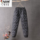 Woodpecker (TUCANO) lightweight cotton pants for women 2025 winter new outer wear high waist girdle thickening loose casual camouflage warm cotton pants knitted No. 1 pattern M 80-100Jin Jin equals 0.5 kg