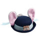 Ji Mi Judy Hat Rabbit Bowler Hat Zootopia Police Officer Judy Hat Children's Adult Headband Headwear Hat Judy Hat Adult Version (57cm) Adjustable