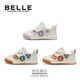 Belle Children's Shoes 26 Spring New Boys Toddler Shoes Girls Sports Shoes Casual Shoes Baby Shoes Beige/Green 24