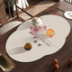 Pupan New Chinese Tea Towel Diatom Mud Water-Absorbent Quick-drying Tea Table Mat Home Tea Table Tea Set Coaster Insulated Drainage Mat Customized Zenyue-Special-Shaped Water-Absorbent Mat 50*60cm Wear-Resistant