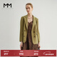 Mai Meng Limited Sale/Leakout Blazer Women's Spring Thin Casual Mustard Green Suit 5C8111601 Mustard Green Suit S