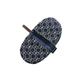Yusenyi anti-scalding pot cap clip fabric thickened denim embroidery creative pot handle insulated microwave gloves dark blue denim embroidered pot clip (single piece