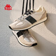 Kappa Kappa Dream Sports Shoes Women's 2026 Spring New Soft Sole Retro Casual Shoes Fashionable and Versatile Running Shoes Cheese White/Black 36