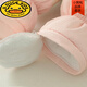 G.duck baby winter cotton padded quilt baby plus velvet thickened detachable foot jumpsuit to keep warm winter foot-covering outing cover new flower pink sole zipper detachable 80cm recommended for about 5-10 months