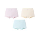Annil (Annil) children's clothing girls' boxer briefs three-piece set 2026 spring new combination 02 (skin color + light purple + light green) 120