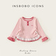 INSBOBO Girls T-shirt 2026 Spring Clothes Baby Tops New Bottoming Shirt Children's Style Long Sleeve Children's Clothing Pink 80