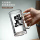 Fantasy copywriting beer mug with handle pattern craft beer mug 12 pieces of 500ml draft beer mug with random copywriting