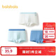 Balabala children's underwear cotton boys' boxer shorts small and big children's baby printed boxer briefs three-pack 209925170103