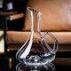 Fantasy high-end crystal glass red wine decanter, creative and personalized household large-size wine quick wine flask wine set, with handle decanter 2.2L, free decanter brush