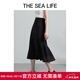 THE SEA LIFE欧海一生鱼尾小黑裙女秋包臀半身裙12350 黑法师 XL