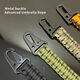 OTHER outdoor military fans tactical equipment nylon paracord keychain buckle hook beak belt carabiner backpack hook black 10cm