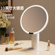 Cosmetic mirror with light LED desktop desktop standable bedroom mirror smart beauty mirror to fill in light Internet celebrity light luxury Dyson gray gift box-10 point 4 inch mirror