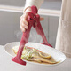 ROP Japanese two-in-one anti-scalding bowl artifact kitchen plate lifter plate clamp non-slip vegetable tongs hot vegetable steaming vegetable clip white dual-purpose anti-scalding bowl and plate clamp