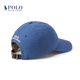 Polo Ralph Lauren unisex classic PoloBear twill cotton baseball cap 410-distressed royal blue ONE