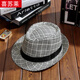 Xisu Lai men's hat summer short-brimmed hat sunshade sun hat breathable cool hat middle-aged and elderly outdoor gentleman jazz hat large square dark coffee 55-58CM